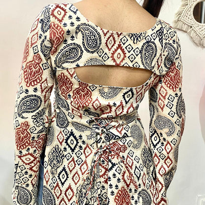 Nivara 2 in 1 Cotton Kurti - KJ10302