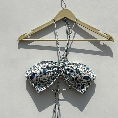 Paisley Peotry Removable Pads Bralette - Kj104127