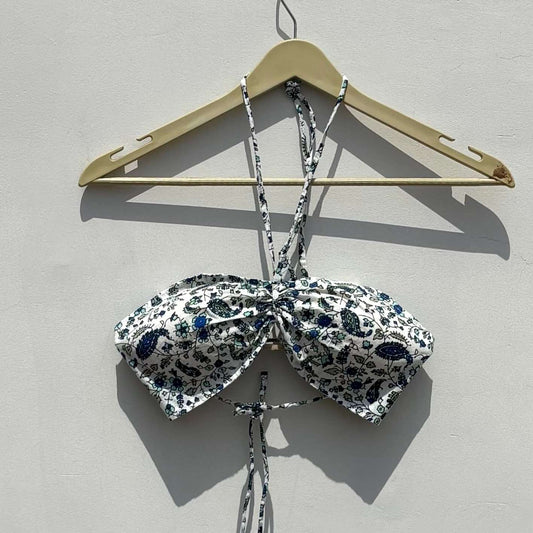 Paisley Peotry Removable Pads Bralette - Kj104127
