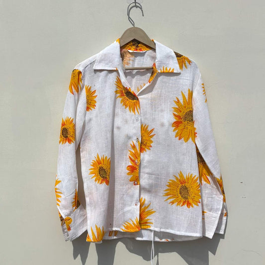 New Sunflower Women Shirt - KJ10349