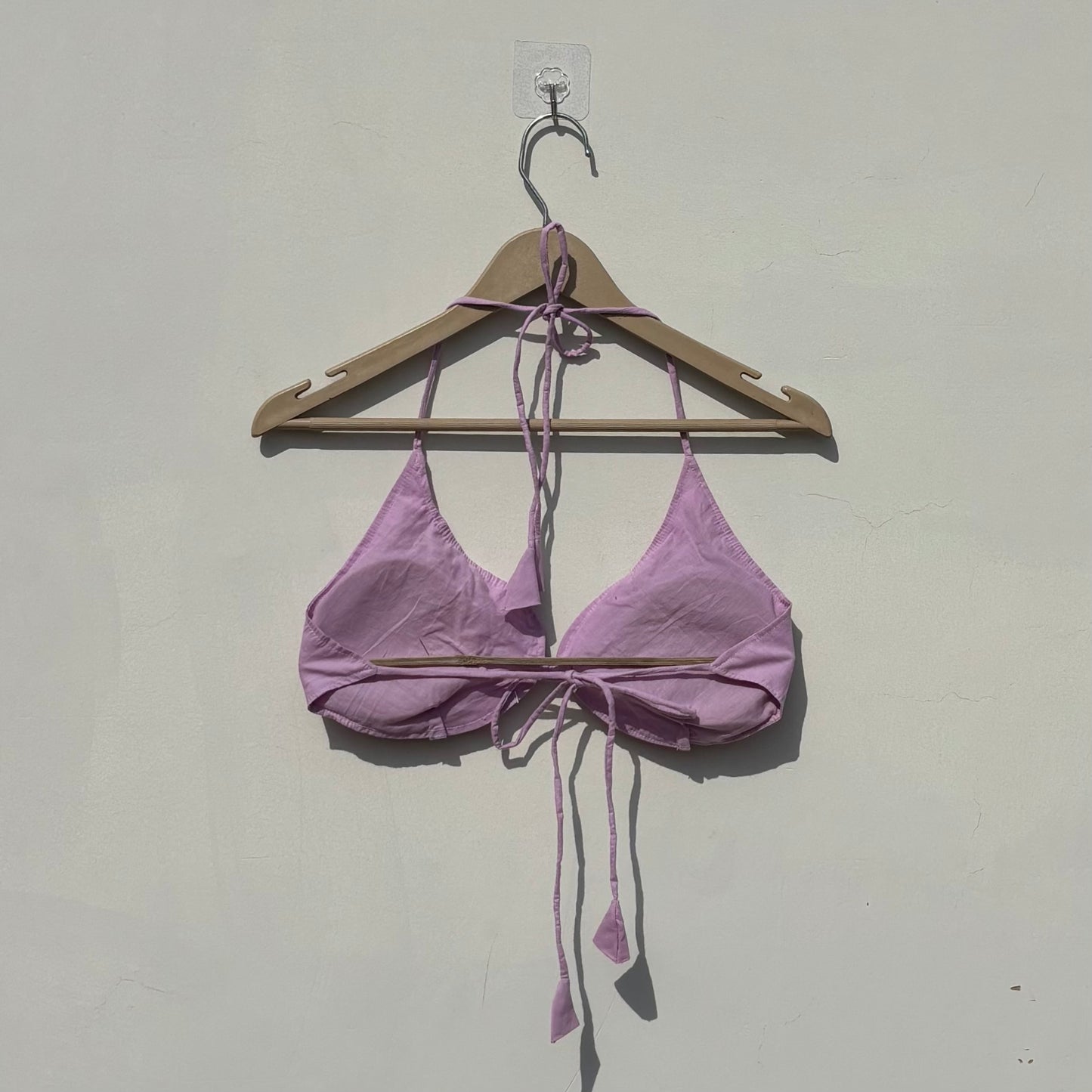 Lavender Plain Snail Shape Removable Pads Bra - Kj10398