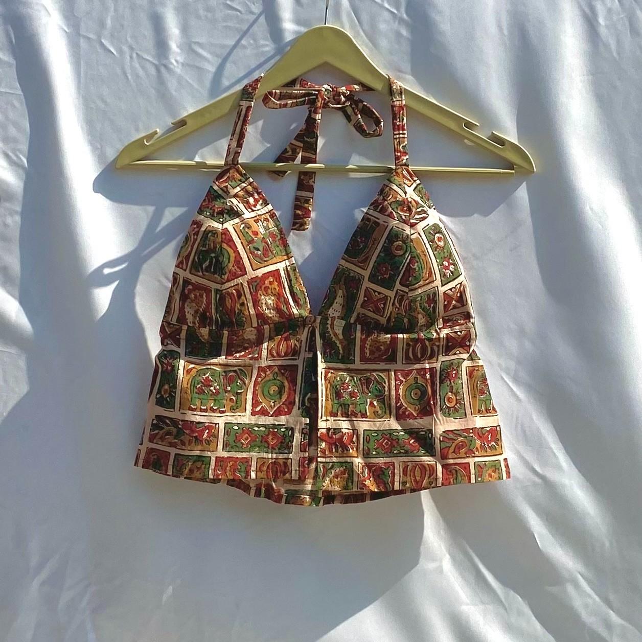 Multicolor Hand block Gulati Top - KJ10350