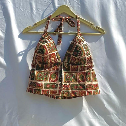 Multicolor Hand block Gulati Top - KJ10350