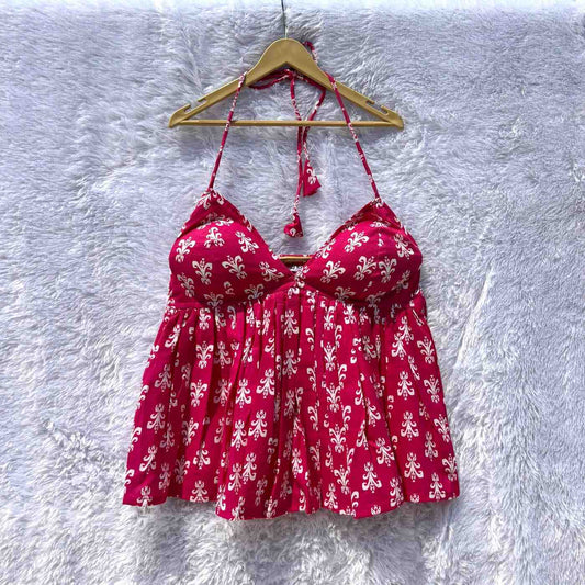 Pink Rimp Butti Tree Removable Pads Top - KJ10377