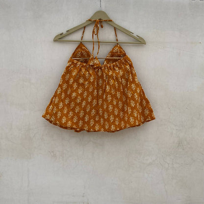 Mustard Leaf Tree Removable Pads Top - KJ10083