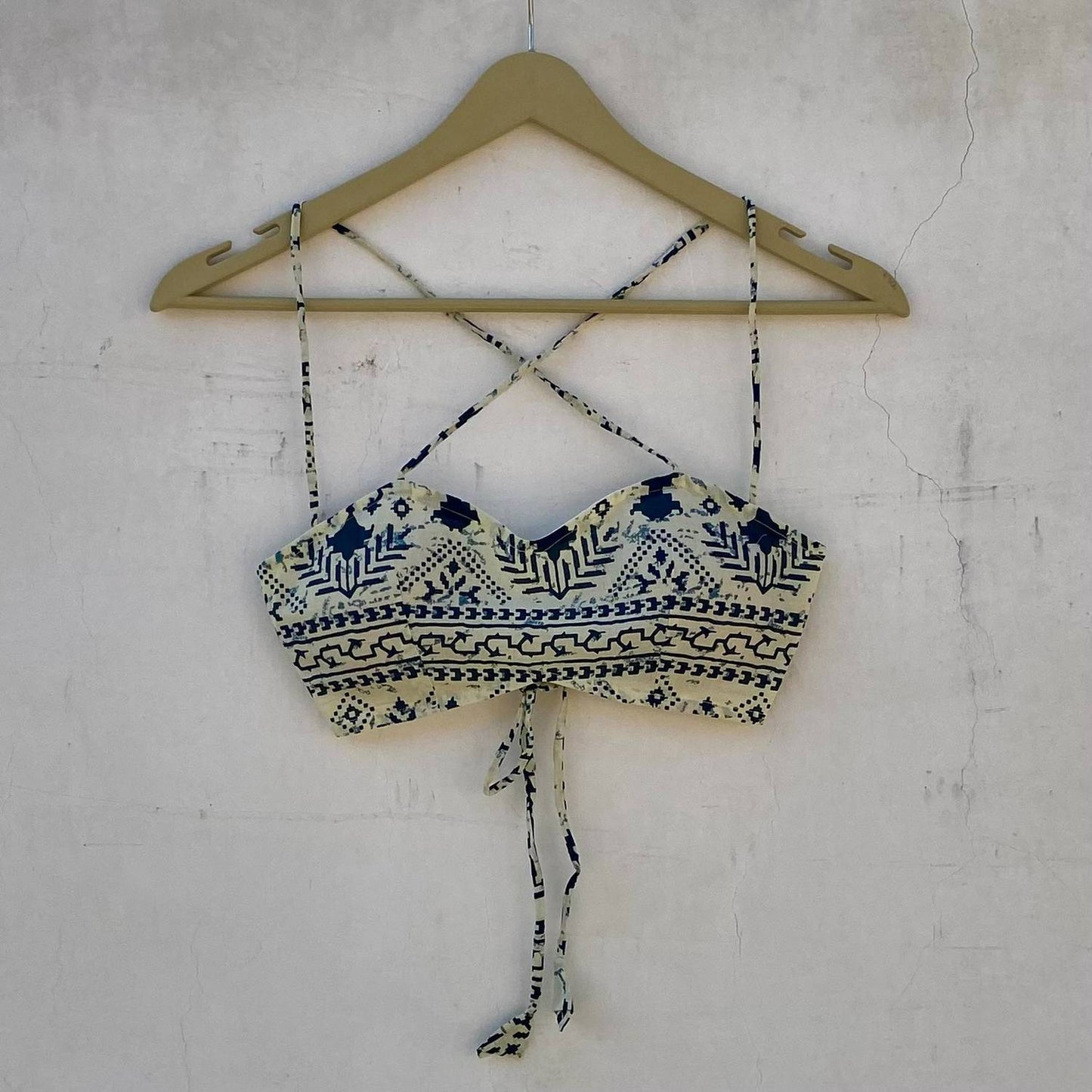 Blue Poetry Removable Pads Bra - KJ10241