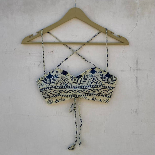 Blue Poetry Removable Pads Bra - KJ10241