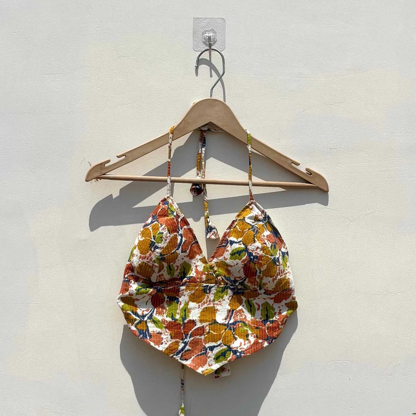 Multicolor Summery Removable Pads Bralette - Kj104126
