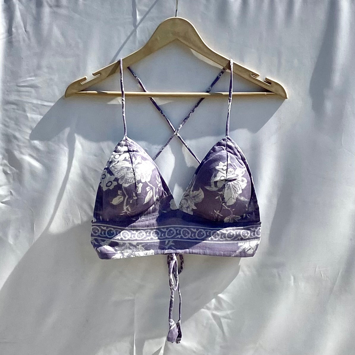 Lavender Floral Bralette -(( Clearance Sale ))