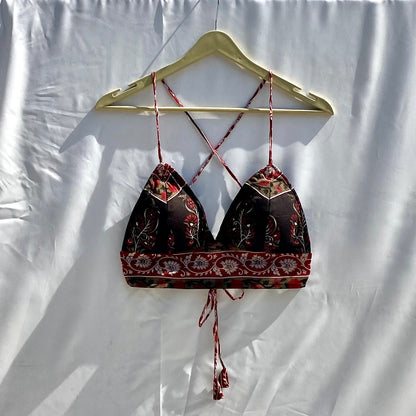 Black Floral Bralette -(( Clearance Sale ))