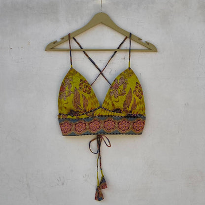 Parrot Green Shirt and Bra Combo - KJ10220